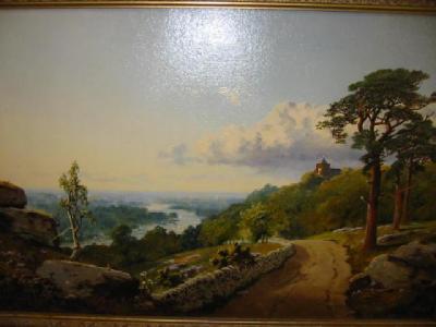 Appraisal: EDMUND JOHN NIEMANN - Extensive View of a River Valley