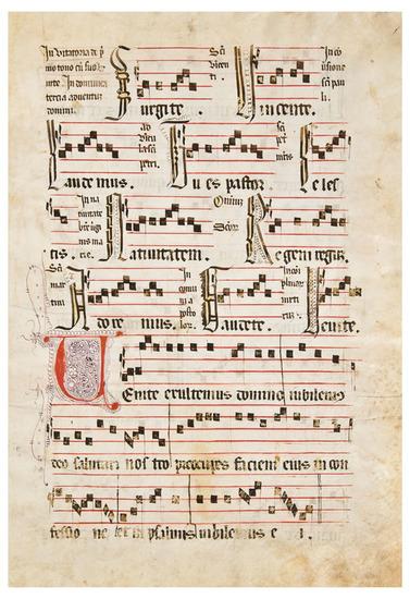 Appraisal: CHOIR BOOK in Latin Spain late th Century A compilation