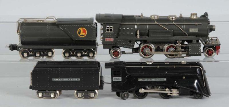 Appraisal: Lot of Lionel O-Gauge Steam Locomotives Description Pre-war Includes a