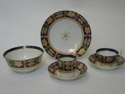 Appraisal: A RARE DERBY PORCELAIN PART TEA AND COFFEE SERVICE c