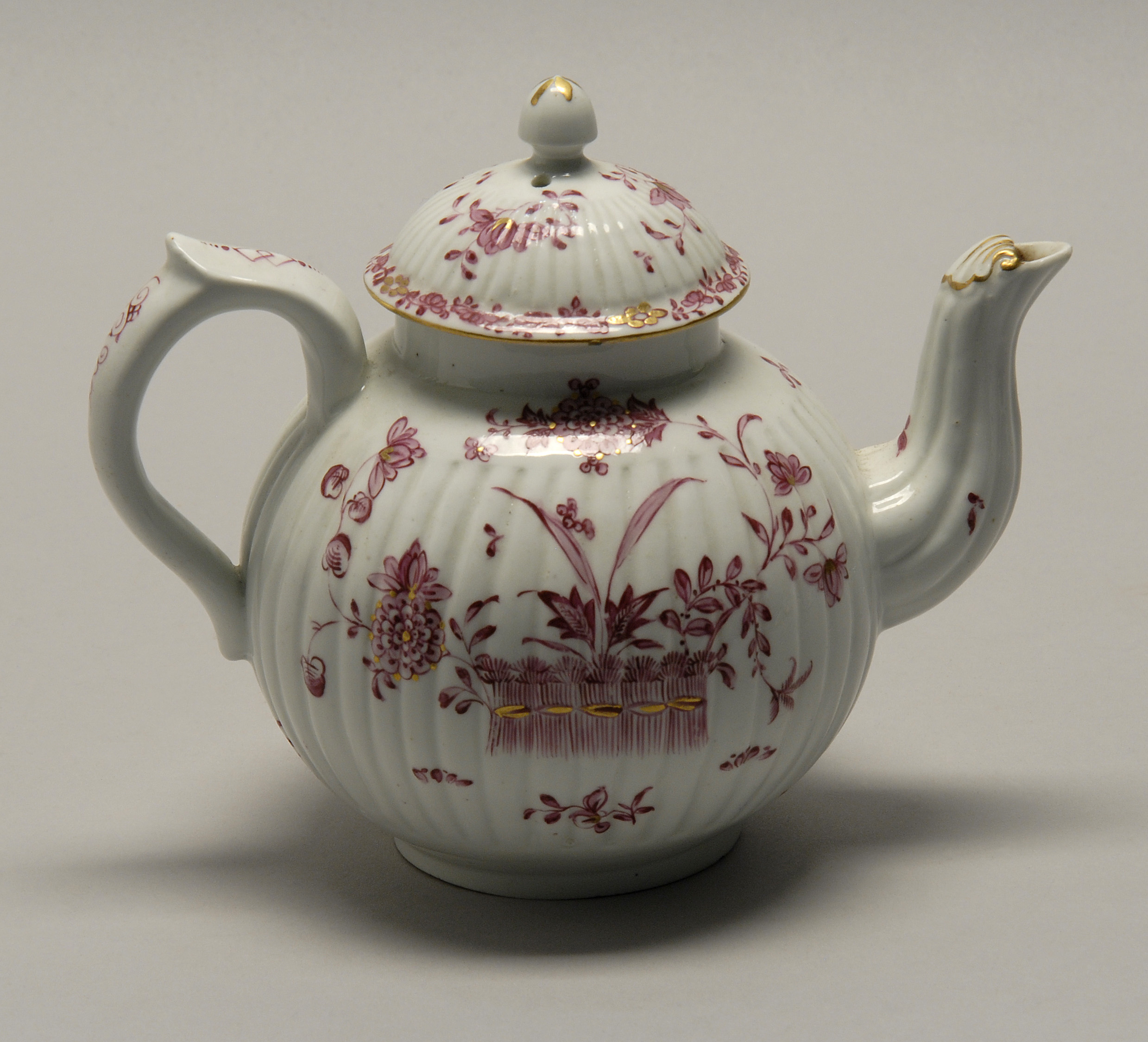 Appraisal: ENGLISH SEMI-PORCELAIN TEAPOT Late th Early th CenturyPossibly by James