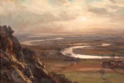 Appraisal: David Farquarson Scottish - The Windings of the Forth Stirling