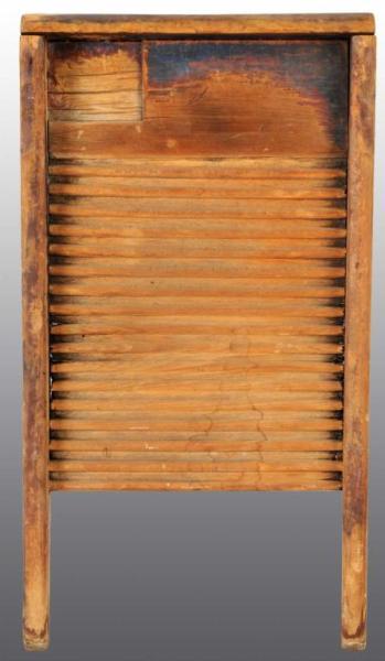 Appraisal: Wooden Washboard Description Two-sided horizontal pattern Condition Very Good Size