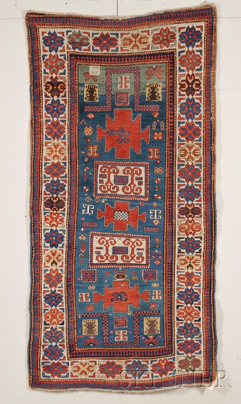 Appraisal: Karachoph Kazak Long Rug Southwest Caucasus last quarter th century