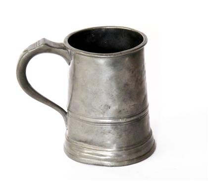 Appraisal: English pewter cannciirca