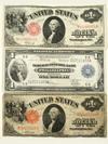 Appraisal: CURRENCY - Lot of three pieces of US currency United