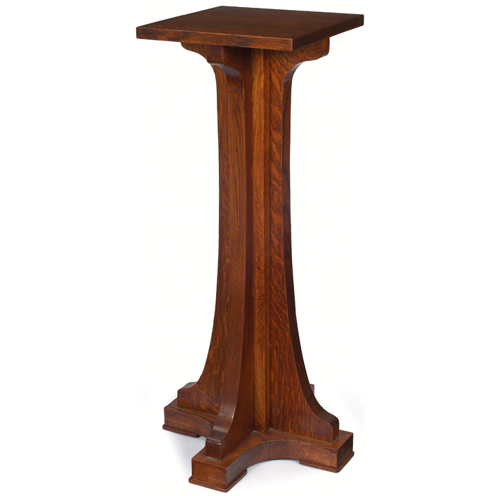 Appraisal: Arts and Craft style pedestal contemporary similar to a Limbert