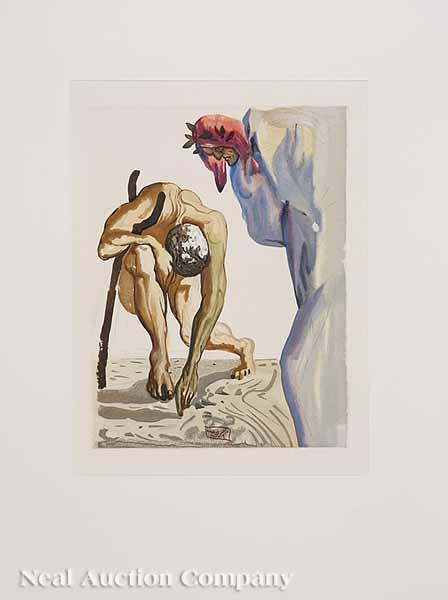 Appraisal: Salvador Dali Spanish - Die Gottliche Komodie three volume portfolio