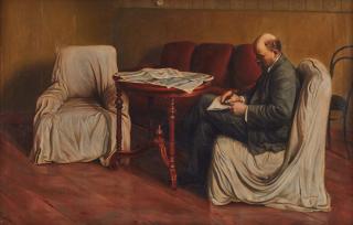 Appraisal: AFTER ISAAC IZRAILEVICH BRODSKY RUSSIAN - Lenin at Smolny circa