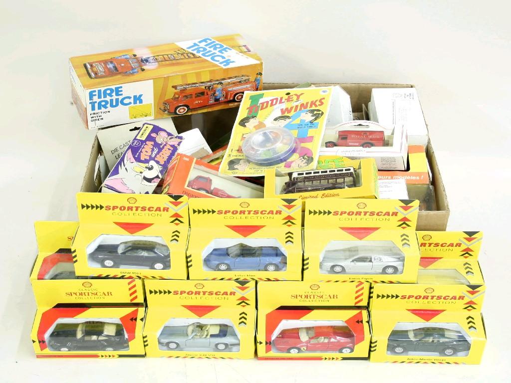 Appraisal: Shell Classic Sports Car Collection boxed together with various boxed