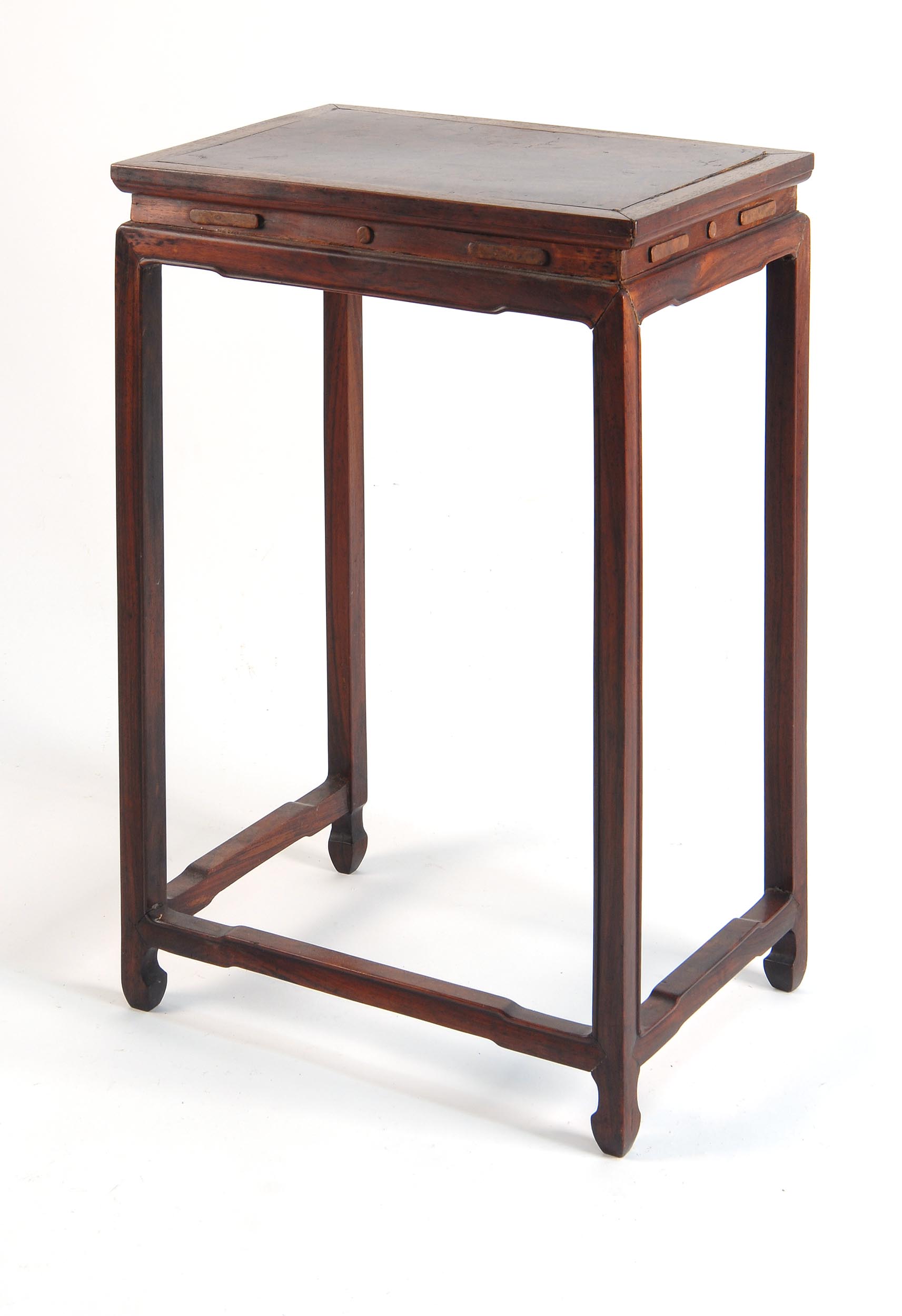 Appraisal: ONE OF A NEST OF ROSEWOOD TABLES th CenturyIn Ming