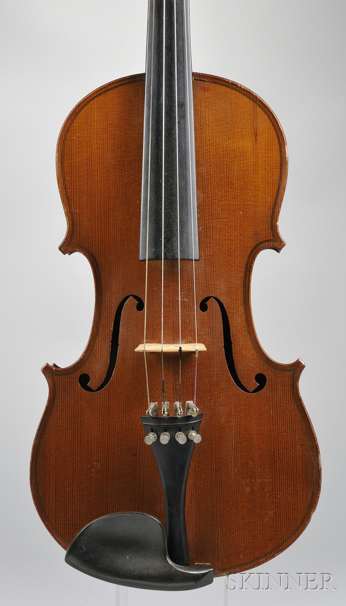 Appraisal: German Violin c labeled CH JB COLLIN-MEZIN length of back