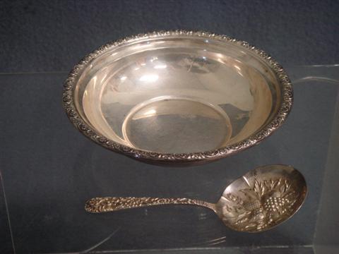 Appraisal: Kirk Repousse sterling silver bonbon spoon with an International Prelude