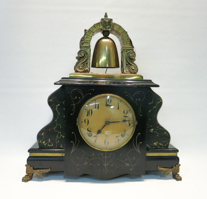 Appraisal: AMERICAN BELL TOP MANTEL CLOCK by Gilbert Clock Co having