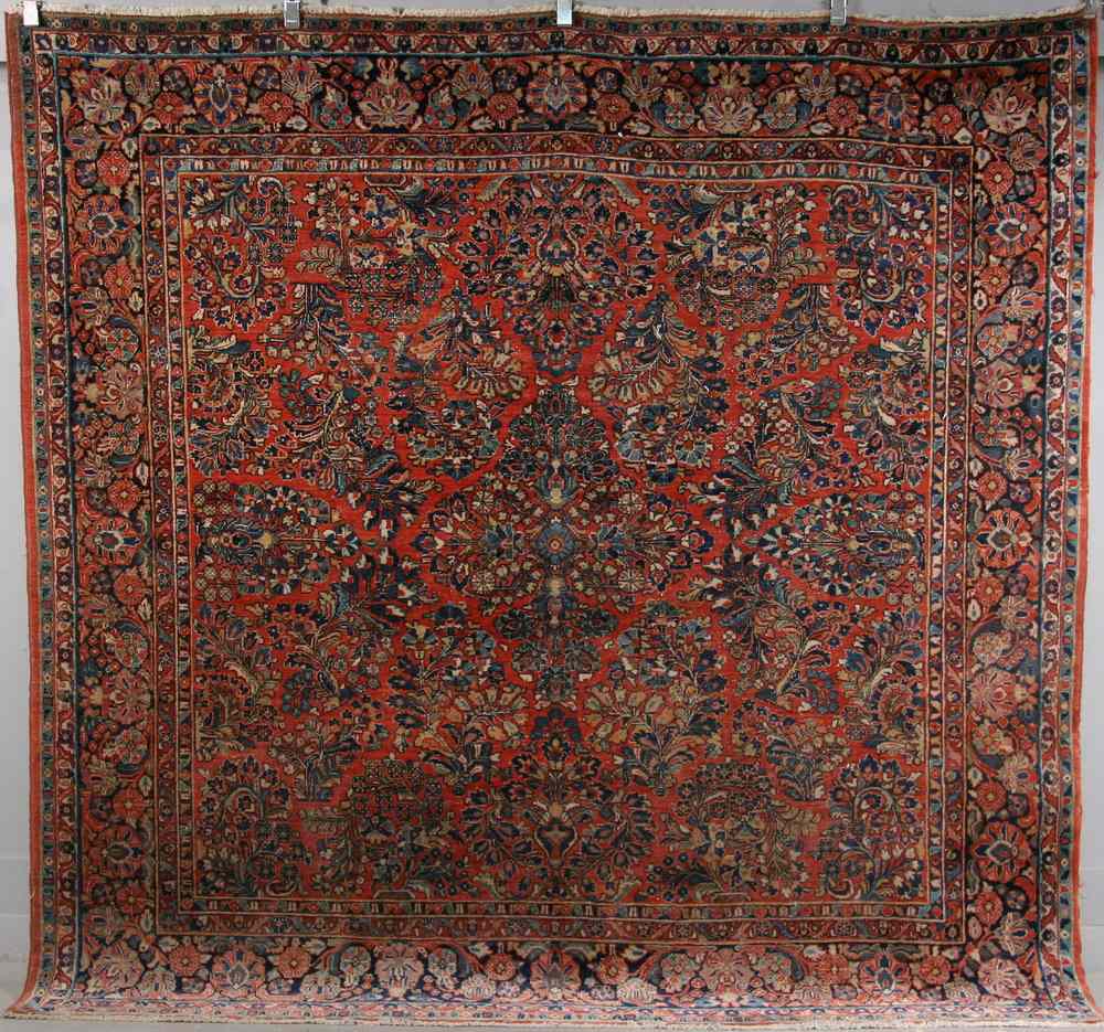 Appraisal: ORIENTAL CARPET - ' '' x ' - Antique Sarouk