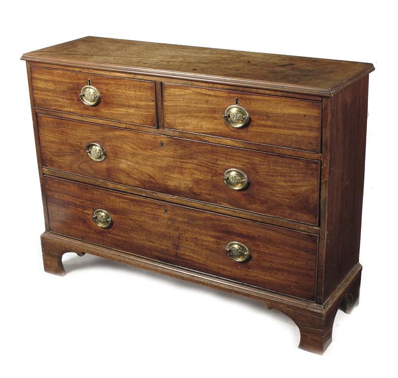 Appraisal: A mahogany narrow chest