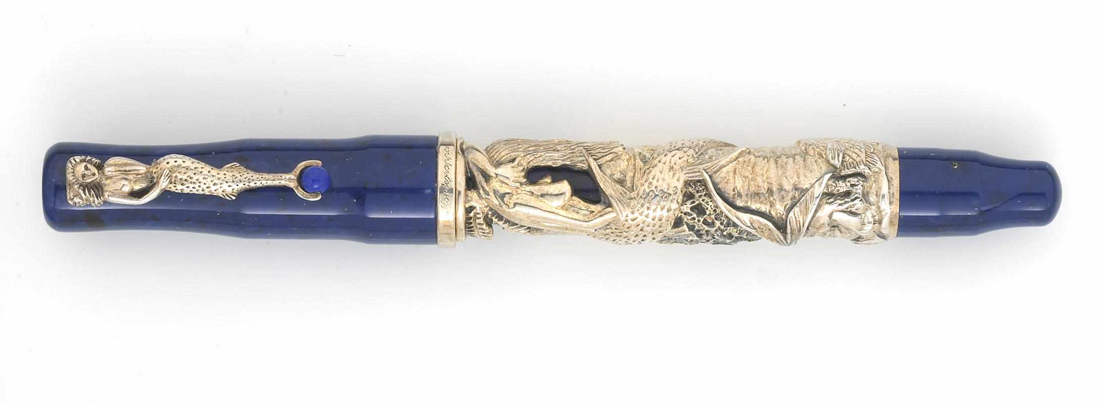 Appraisal: MONTEGRAPPA La Sirena Limited Edition Fountain Pen High relief engraved