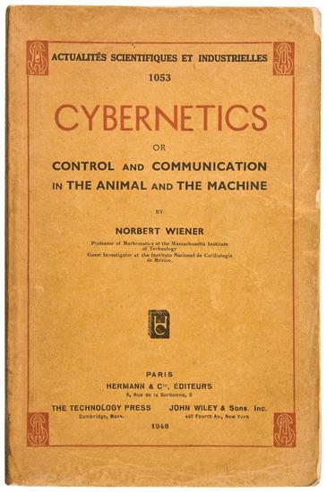 Appraisal: WIENER Norbert Cybernetics or Control and Communication in the Animal