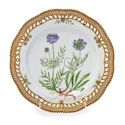 Appraisal: ROYAL COPENHAGEN FLORA DANICA PORCELAIN BOWL Condition Report