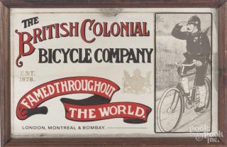 Appraisal: Modern advertisement for the British Colonial Bicycle Company '' x