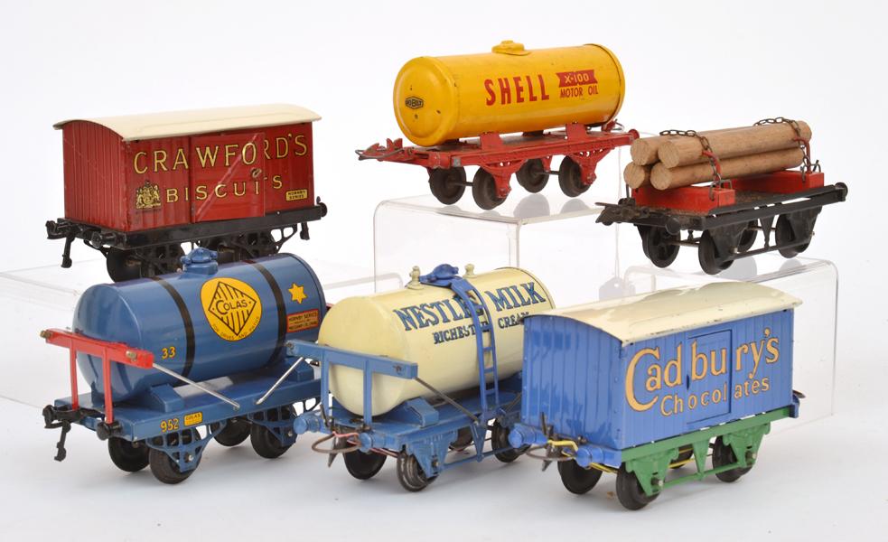 Appraisal: COLLECTION OF HORNBY ROLLING STOCK MODELS AND ONE ROBILT ROLLING