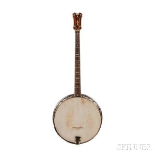 Appraisal: Tonebuilt Tenor Banjo c serial no stamped CALVERT PARKER MAKER