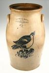 Appraisal: BUTTER CHURN - Four gallon stoneware butter churn incised Ottman