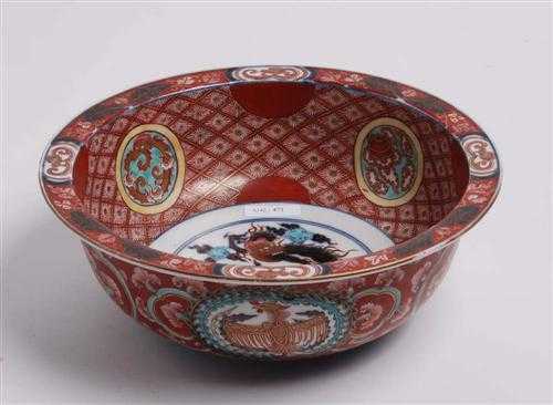 Appraisal: DEEP IMARI BOWL Japan Arita st half of the th