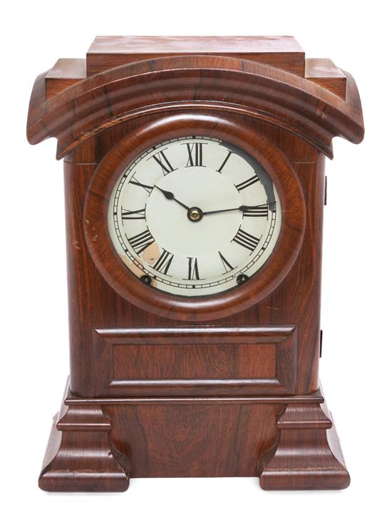 Appraisal: Sale Lot A Victorian Mahogany Mantle Clock having a domed