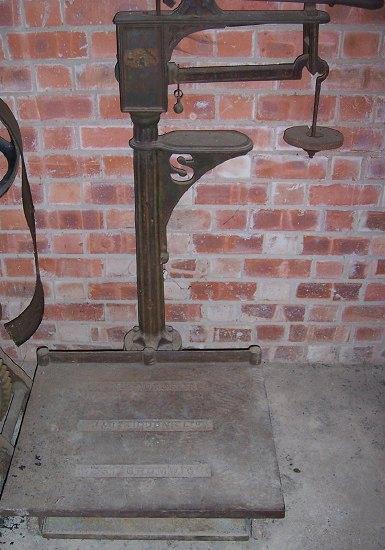 Appraisal: A set of sack scales by J J Siddons Ltd