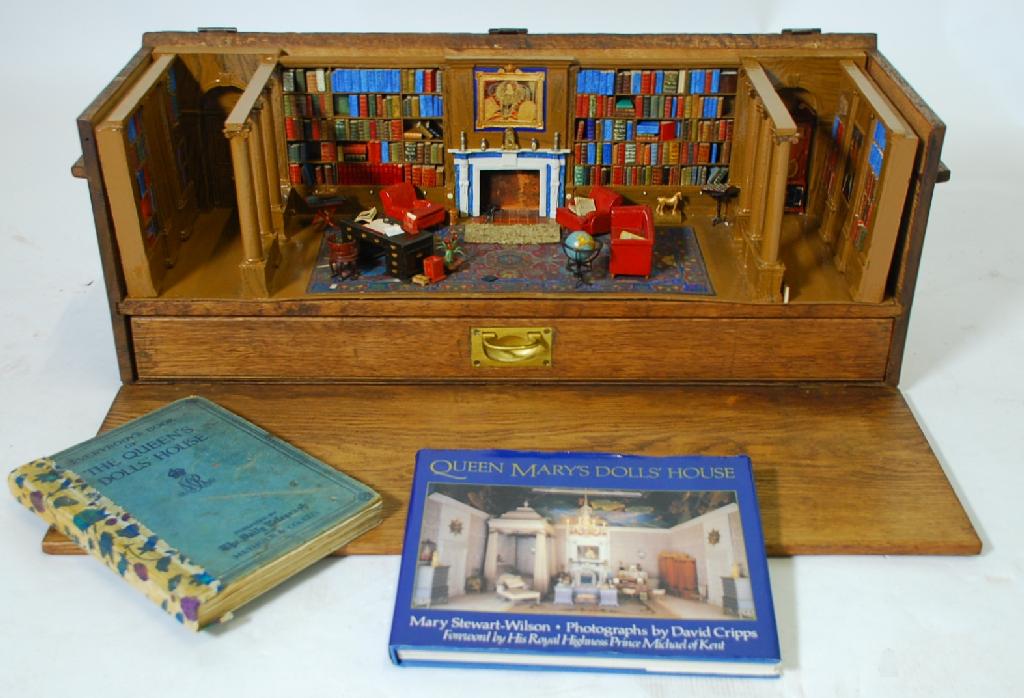 Appraisal: SCRATCH BUILT - ' SCALE MODEL OF THE LIBRARY IN