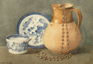 Appraisal: Ruby Hunt British provincial school early th century- Still life