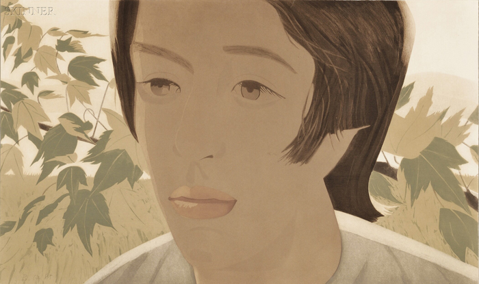 Appraisal: Alex Katz American b Boy with Branch II edition of