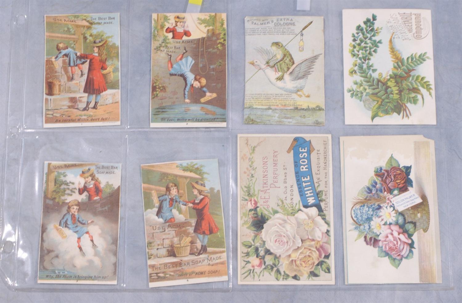 Appraisal: Connecticut trade cards Manufacturers and Merchants more than pieces