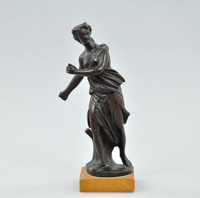 Appraisal: A Grand Tour Bronze Figurine Depicting a classicaly dressed woman