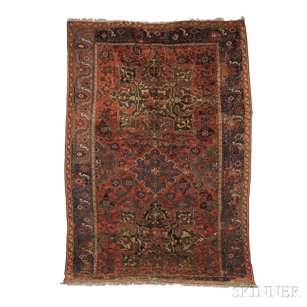 Appraisal: Star Ushak Carpet West Anatolia early th century the red