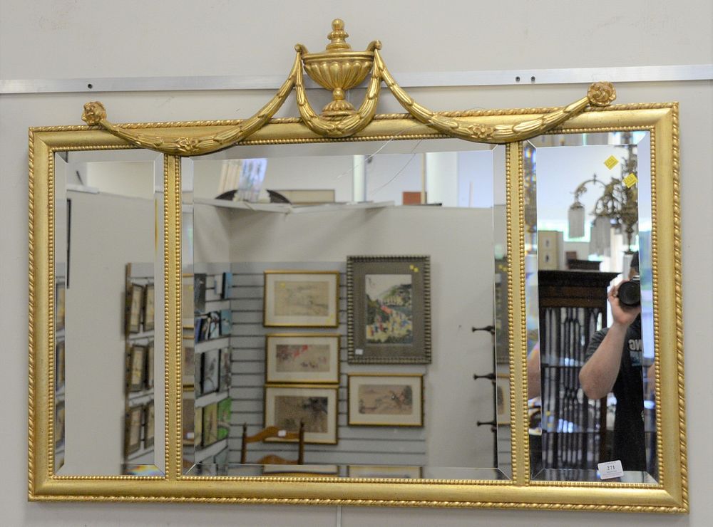 Appraisal: Group of mirrors to include Ethan Allen over the mantle