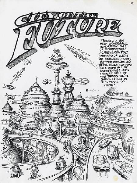 Appraisal: n a Robert Crumb American b City of the Future