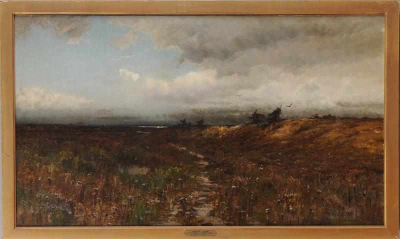 Appraisal: M DEFOREST BULMER - MARSH LANDS Oil on canvas signed