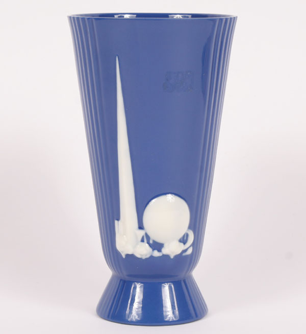 Appraisal: Lenox ceramic vase New York World's Fair embossed trylon and