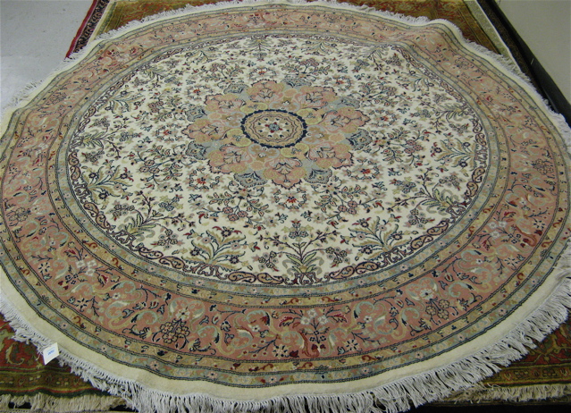 Appraisal: ROUND PAKISTANI-PERSIAN CARPET ' diameter