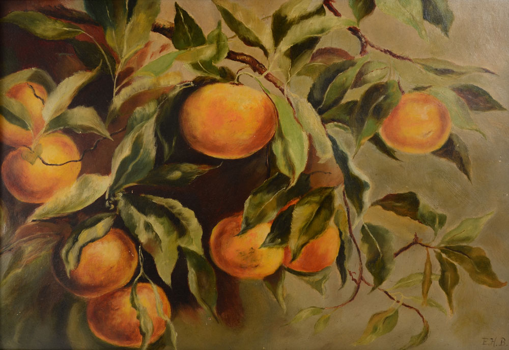 Appraisal: BLASHFIELD Edwin Howland American - Study of Oranges in Nature