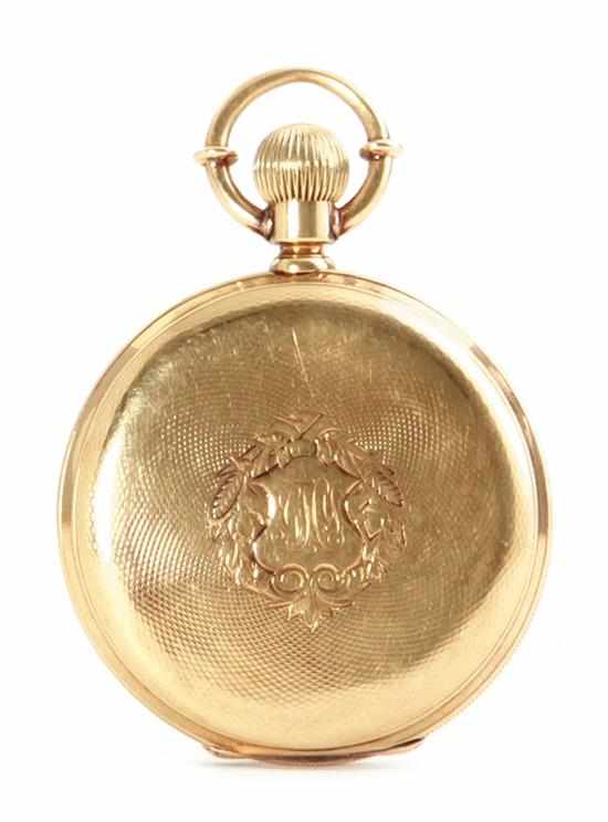 Appraisal: Patek Philippe gold pocket watch Charleston retailed circa - SN