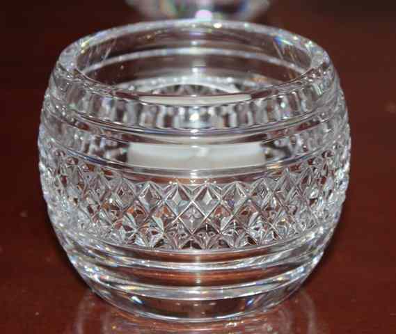 Appraisal: A SET OF EIGHT WATERFORD CRYSTAL OVOID HOBNAIL CUT NIGHT