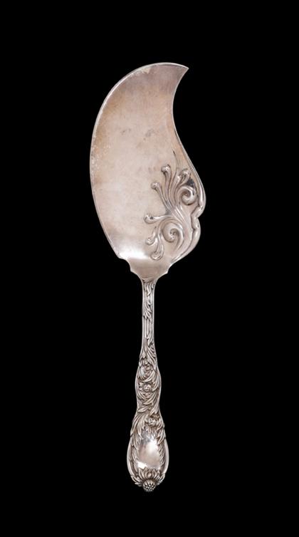 Appraisal: Tiffany Co 'Chrysanthemum' pattern sterling silver ice cream server Having