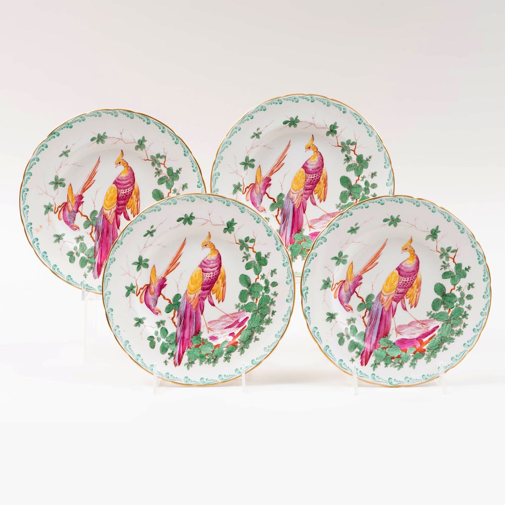 Appraisal: Set of Four Royal Crown Derby Porcelain Transfer Printed and