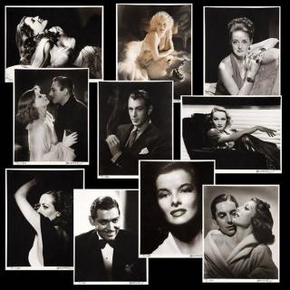 Appraisal: George Hurrell Including movie star portrait silver prints each portrait