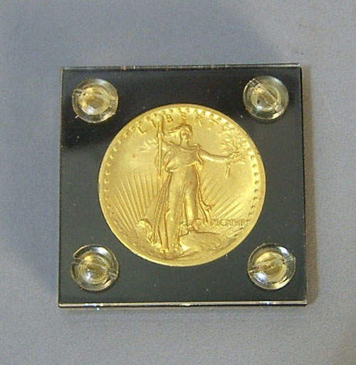 Appraisal: St Gaudens double eagle gold coin