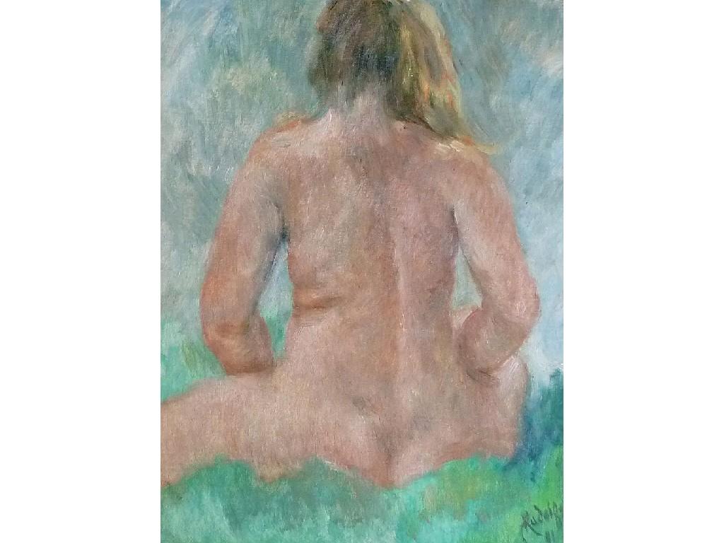 Appraisal: FRANCIS RUDOLPH twentieth century SEVEN OIL PAINTINGS Female nudes signed