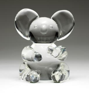 Appraisal: A Steuben art glass koala Late s early s designed